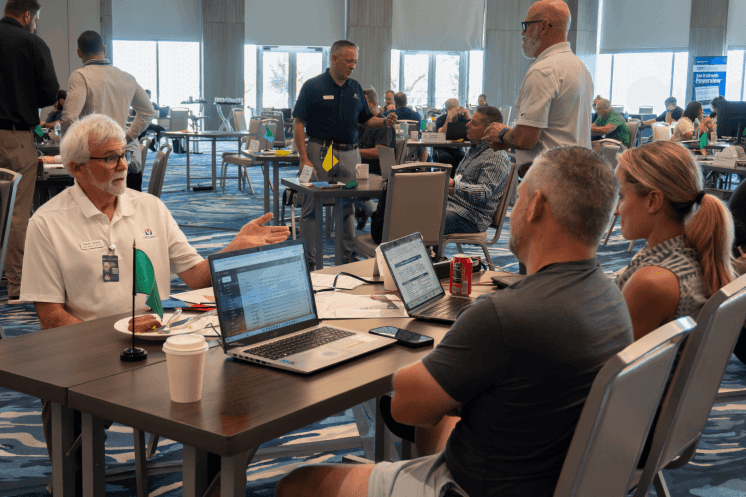 Chuck Advising Team on Business Plan